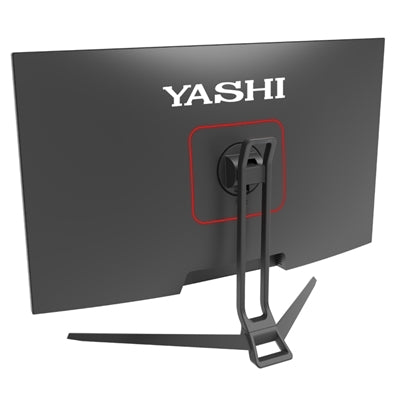 Monitor 32" YASHI mod. YZ3221, Hub 2x USB, 4K UHD, 300cd/mq, HDMI+DP, Dc 12Vdc