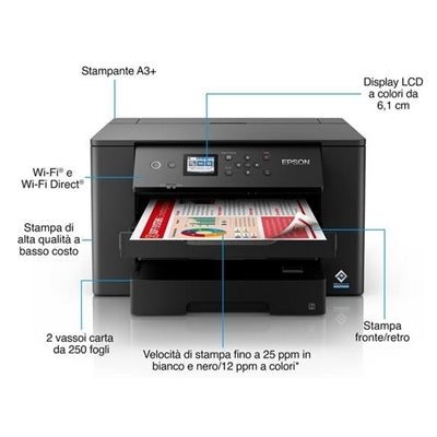 Stampante INK EPSON Color WorkForce mod. WF-7310DTW, A3, USB+LAN+WiFi, 32PPM