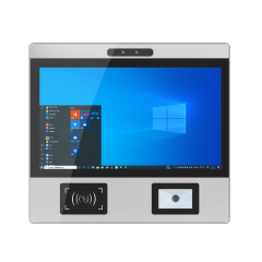 MES W156-J19 LCD 15.6", J1900, ram 4Gb, ssd 64Gb, WEBCam, RFID, QR-Code, Printer 60mm, Win 10P, 12Vdc (Copia) (Copia)