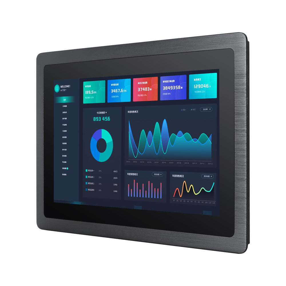 Panel Monitor VISIO mod. VS Z133x, LCD 13.3", 1920×1080, VGA-HDMI-DP, Audio, 12-36Vdc