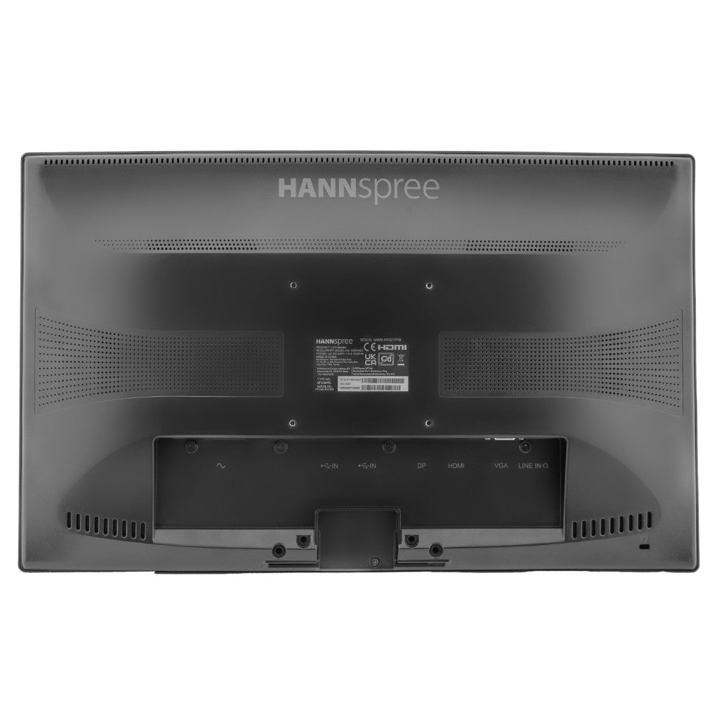 Monitor Desktop PCAP (3mm) 21.5" mod. HT221PPB, IP65 front, FHD, Casse MM, VGA+HDMI+DP, 220Vac