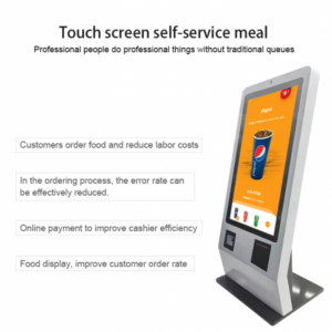 Totem serie TGD8-238-y-DSQ, LCD da 23.8", Touch, Stampante 80mm e QRcode Desktop