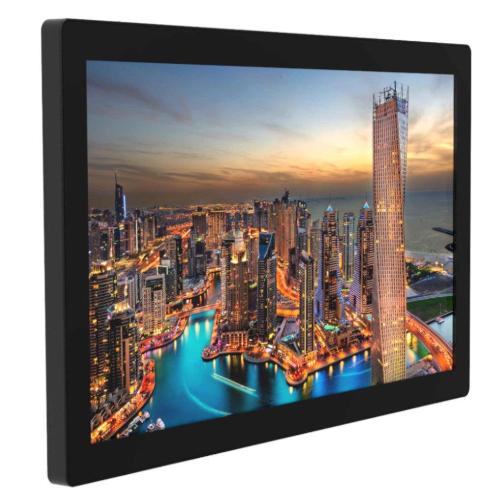 Monitor Open Frame PCAP 21.5" mod. HO220PTA, 400cd/mq, AntiGLARE, FHD, VGA + HDMI + DP, 220Vac