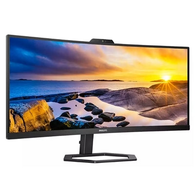 Monitor 34" Philips mod. 34E1C5600HE, WebCam, CURVED, HUB 5xUSB, WQHD, 300cd/mq, Casse MM, HDMI+DP, 240Vac