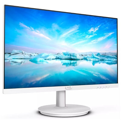 Monitor 23,8" WHITE Philips mod. 241V8AW, FHD, 250cd/mq, Casse MM, VGA + HDMI, 240Vac (Copia) (Copia)