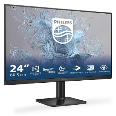 Monitor 23,8" Philips mod. 24E2N1110, 120Hz, FHD, 250cd/mq, VGA + HDMI, 240Vac