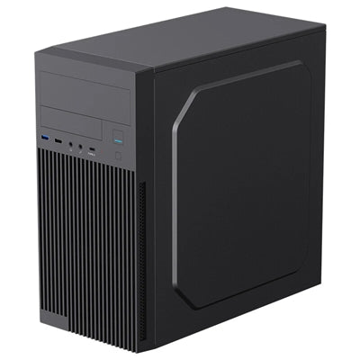 Cabinet Micro-Atx mod. Pilot Z23 Nero, 3x USB front, 4 Slot, PSU 500W