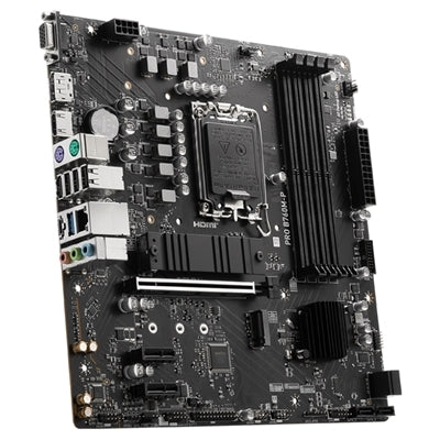 MB MSI PRO B760M-P LGA1700 4XDDR5DC-6800O.C. 1XHDMI 1XDP 1XPCIE4.0X16 2XM.2 4XSATA3R GBLAN USB3.2 MATX
