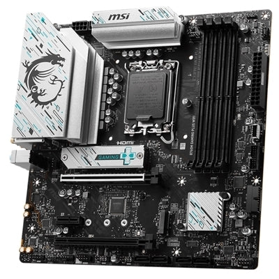 MB MSI B760M GAMING PLUS WIFI LGA1700 4XDDR5DC-6800O.C. 2XHDMI 2XDP 2XPCIE4.0X16 2XM.2 4XSATA3R GBLAN USB3.2 WIFI-6E BT MATX