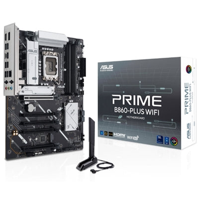 MB ASUS PRIME B860-PLUS WIFI B860 LGA1851 4XDDR5DC-8200(OC) HDMI DP 1XPCIE5.0X16 4XSATA3 2XM.2 WIFI BT USB ATX 90MB1K50-M0EAY0