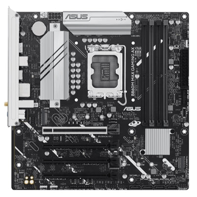 MB ASUS B860M MAX GAMING AX B860 LGA1851 4XDDR5DC-8666(OC) DP 1XPCIE5.0X16 4XSATA3 3XM.2 WIFI6 BT MATX 90MB1JZ0-M0EAY0