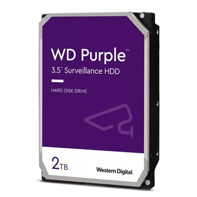 HDD 3,5" x Audio/Video 2000Gb ( 2TB ) WD Purple mod. WD23PURZ 5400Rpm 24/7