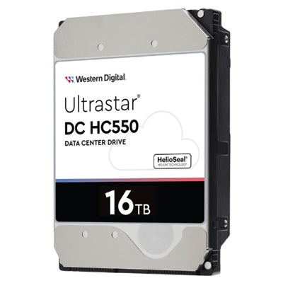 HDD 3,5" x Datacenter 16000Gb ( 16TB ) WD Ultrastar DC HC550 mod. WUH722016CLE6L4 7200Rpm