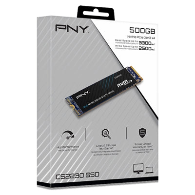 M2 (2280) 500Gb NVME PNY mod. M280CS2230-500-RB PCIe 3.0x4