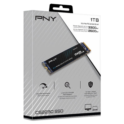 M2 (2280) 1000Gb NVME PNY mod. M280CS2230-1TB-RB PCIe 3.0x4