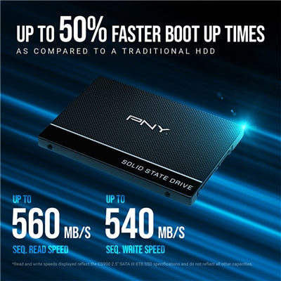 SSD 2,5" 2000Gb ( 2Tb ) PNY CS900 mod. SSD7CS900-2TB-RB