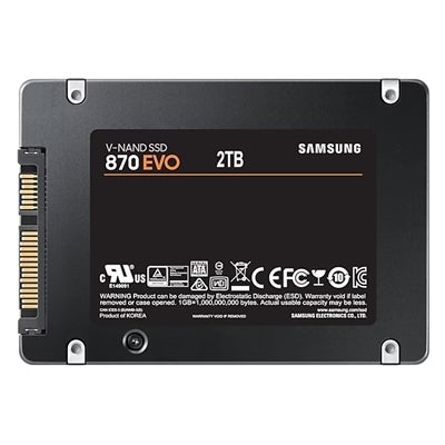 SSD 2,5" 2000Gb ( 2Tb ) Samsung SSD870 EVO mod. MZ-77E2T0B