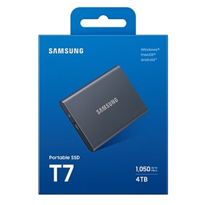 SSD Esterno 4000Gb ( 4Tb ) USB-C Samsung T7 mod. MU-PC4TOT/WW