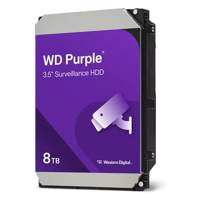 HDD 3,5" x Audio/Video 8000Gb ( 8TB ) WD Purple mod. WD85PURZ 5640Rpm 24/7
