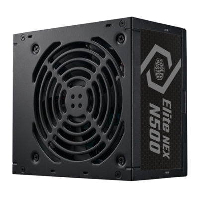 ALIMENTATORE ATX 500W COOLERMASTER ELITE NEX MPW-5001-ACBN-BEU PFC ATTIVO EFFICIENZA +75% 240VAC FAN120MM 140X150X86MM