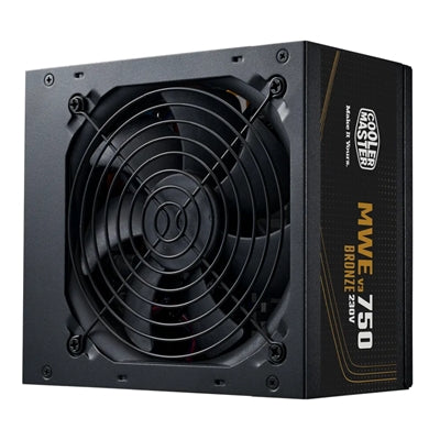 ALIMENTATORE ATX 750W COOLERMASTER MWE750 V3 BRONZE MPE-7501-ACABW-3BEU 750WATT FAN120MM NON MODULARE
