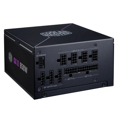 ALIMENTATORE ATX 850W COOLERMASTER GXIII GOLD V3 MPX-8503-AFAG-2EBEU ATX3.0 PFC-ATTIVO 80+ 240VAC MODULARE FAN135MM 160X150X86MM