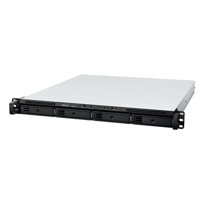 NAS Rack 1U SYNOLOGY 4x Bay 3,5"Sata, NO Hdd, mod. RS822+, CPU AMD Ryzen 4C, 2Gb ram, 4x GLan, 2x USB