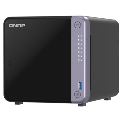 NAS QNAP 4x Bay 3,5"Sata, NO Hdd, mod. TS-432X-4G, CPU AL524 4C, 4Gb ram, 1x 10GLan, 2x 2.5GLan, 2x USB