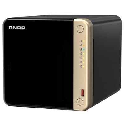 NAS QNAP 4x Bay 3,5"Sata, NO Hdd, mod. TS-464-8G, CPU Cel N5095 4C, 8Gb ram, 2x 2.5GLan, 4x USB (Copia)