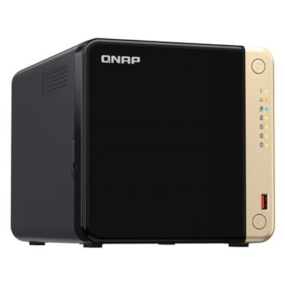 NAS QNAP 4x Bay 3,5"Sata, NO Hdd, mod. TS-464-8G, CPU Cel N5095 4C, 8Gb ram, 2x 2.5GLan, 4x USB (Copia)