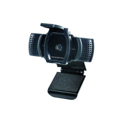 WEBCAM CONCEPTRONIC AMDIS02B USB 2K SUPER HD (RISOL.2592X1944) 3MP CON MESSA A FUOCO AUTOM. E MICROFONO FINO:30/09