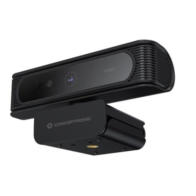 WEBCAM CONCEPTRONIC AMDIS09B CON RICONOSCIMENTO FACCIALE WINDOWS HELLO 1080P - OB.GRANDANGOLARE 80 GRADI- MICR.INTEGR.