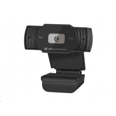 WEBCAM CONCEPTRONIC AMDIS04B FULL HD 1080P (RISOL.1920X1080 ) CON MICROF.- USB2.0 FINO:30/09