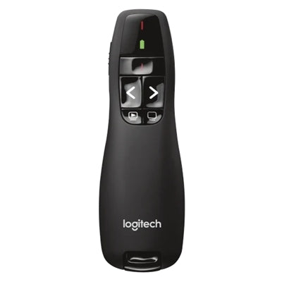 PRESENTER LOGITECH RETAIL R400 LASER WIRELESS NERO USB P/N 910-001356