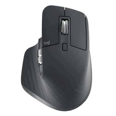MOUSE LOGITECH OEM FOR BUSINESS MX MASTER 3S WIRELESS OTTICO USB+BLUETOOTH LOW ENERGY 7 TASTI 1000DPI GRAFITE P/N 910-006582