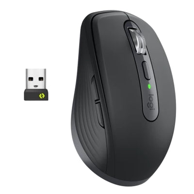 MOUSE LOGITECH OEM FOR BUSINESS MX ANYWHERE 3S WIRELESS USB+BLUETOOTH LOW ENERGY 6 TASTI 1000DPI GRAFITE P/N 910-006958