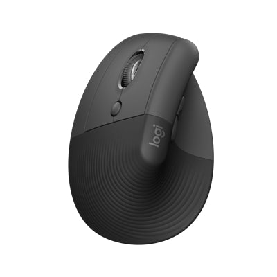 MOUSE LOGITECH OEM FOR BUSINESS ERGONOMICO VERTICALE PER MANO SINISTRA WIRELESS USB+BLUETOOTH 4000DPI GRAFITE P/N 910-006495