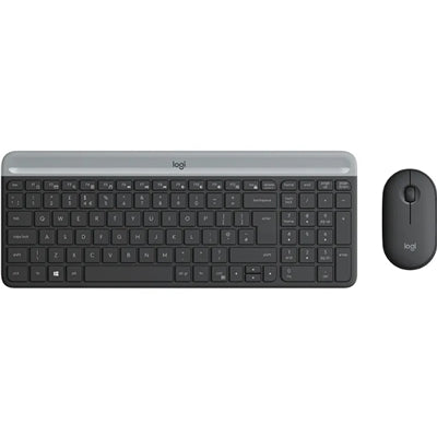 TASTIERA+MOUSE LOGITECH RETAIL WIRELESS COMBO MK470 SLIM NERA USB P/N 920-009196