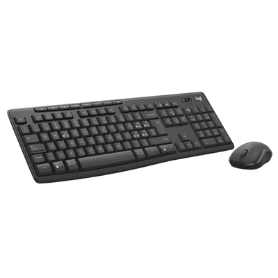 TASTIERA+MOUSE LOGITECH OEM MK370 TASTIERA 112 TASTI WIRELESS USB + SILENT MOUSE NERO 1000DPI P/N 920-012069