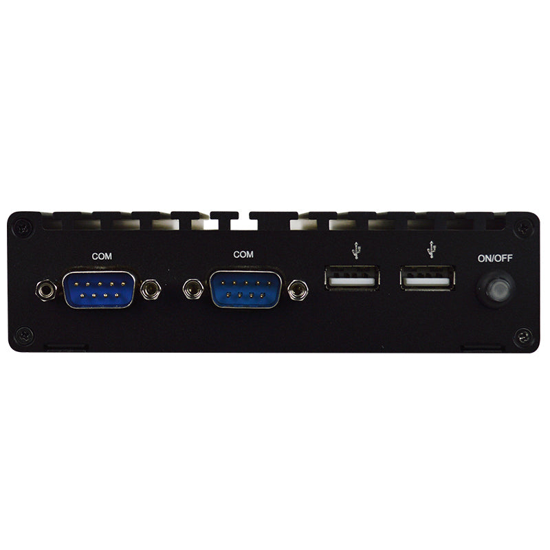 Box PC mod. BFJ-420-DN1, Cpu N97 (opz. N200), Ram 8Gb, M2 250Gb, 1xGLan, 2x Rs-232, 12-24Vdc