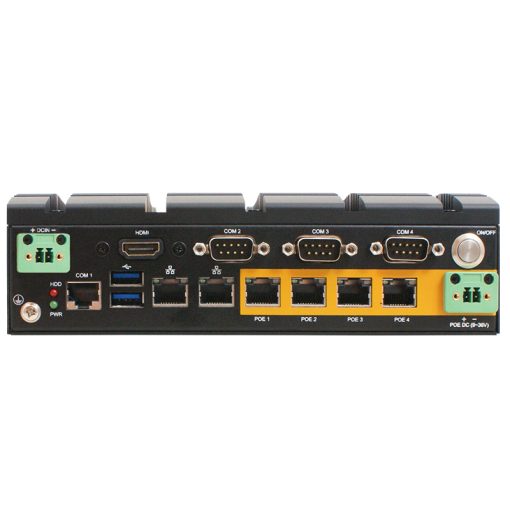 Box PC mod. BFJ-903-i36, Celeron J6412, Ram 8Gb, SSD 250Gb, 2x 2.5GLan + 4x POE 2.5GLan, 12Vdc (9-36Vdc POE)