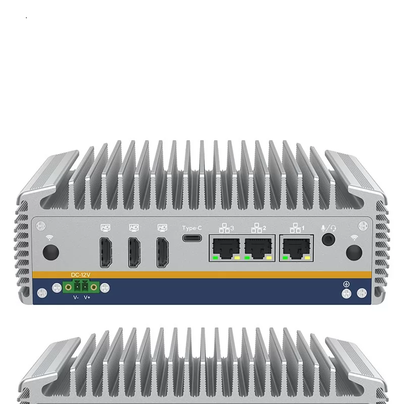 BFS-8U3-155, Cpu Ultra7-155U, ram 8Gb, SSD 250Gb, 3x 2.5GLan, 3x HDMI, 12Vdc