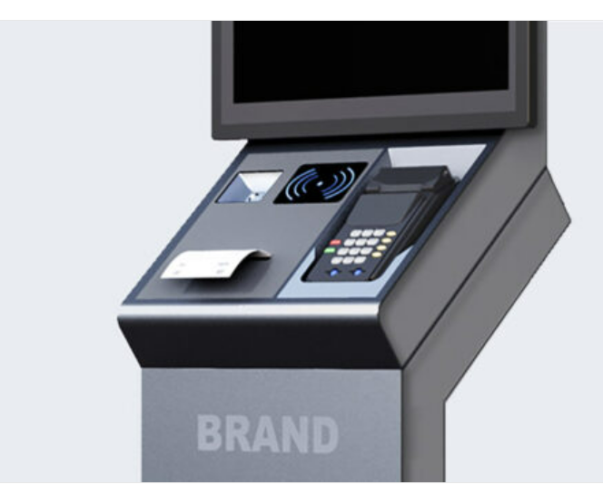 Totem JASPAY serie SUxx-y, LCD da 21.5″ a 32″ Portrait, QRCode, NFC, Stampante, WEBCam