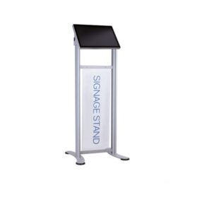Stand con Vela informativa Indoor SUP-PL05 per Monitor Vesa da 15,6 a 32