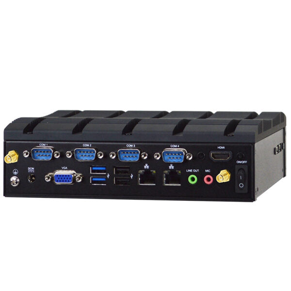 Box PC mod. BFJ-903-1BV, Cpu Celeron J6412, Ram 8Gb, SSD 250Gb, 2x GLan, 4x Rs-232, VGA+HDMI,  12Vdc