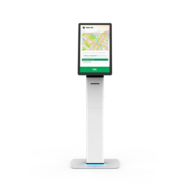 Kiosk Jasper Floor mod. JAS F24-y-S(QR), LCD da 23.8", Touch PCAP, Stampante 80mm + rotolo 150mm ( Opz. QRcode e RFid )