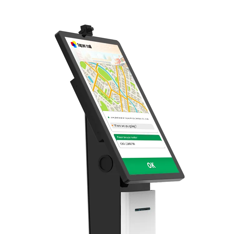 Kiosk Jasper Floor mod. JAS F24-y-S(QR), LCD da 23.8", Touch PCAP, Stampante 80mm + rotolo 150mm ( Opz. QRcode e RFid )