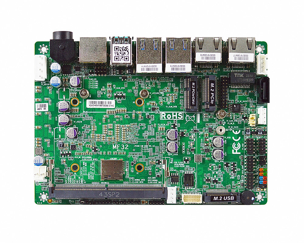 MB 3,5″ Jetway mod. MF32, cpu i5-1335UE, 4x GLan, 19Vdc