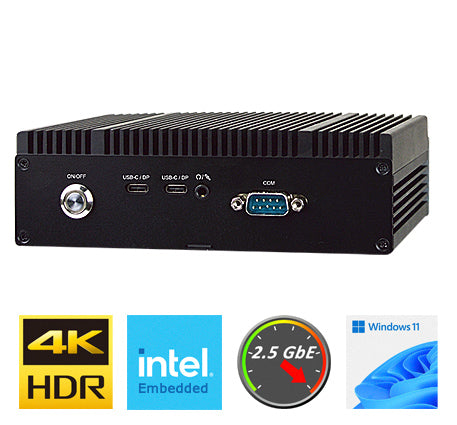 Barebone Jetway mod. BFTADN1, cpu N97, SoDDR5, M2, 2x 2,5GLan, 1x GPIO, 1x Rs-232, 12-19Vdc