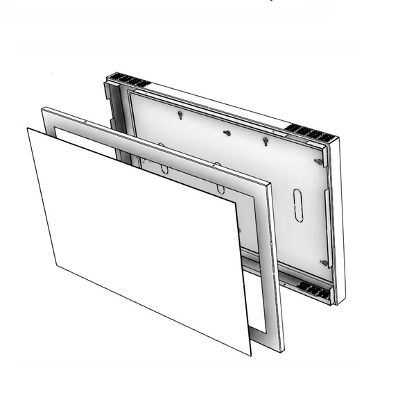 Box Indoor per contenere e proteggere Monitor Vesa da 32 a 75